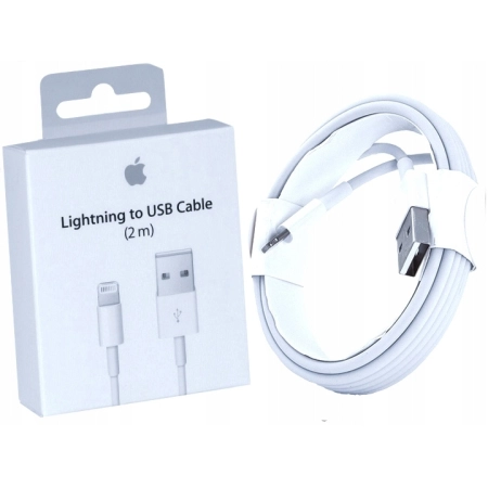 Kabel USB iPhone Lightning 2m biały MD819ZM BOX
